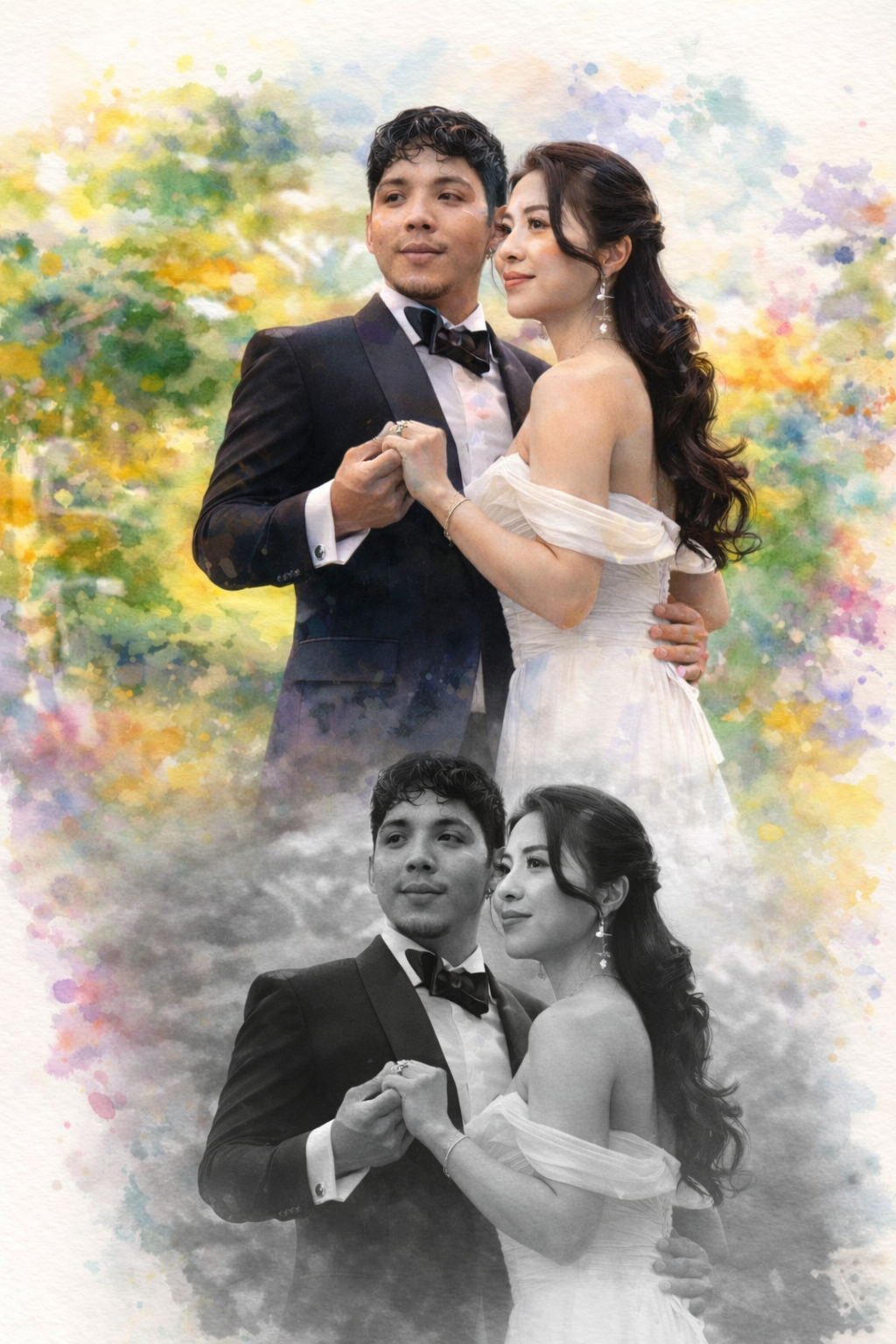 Timeless Watercolor Portrait